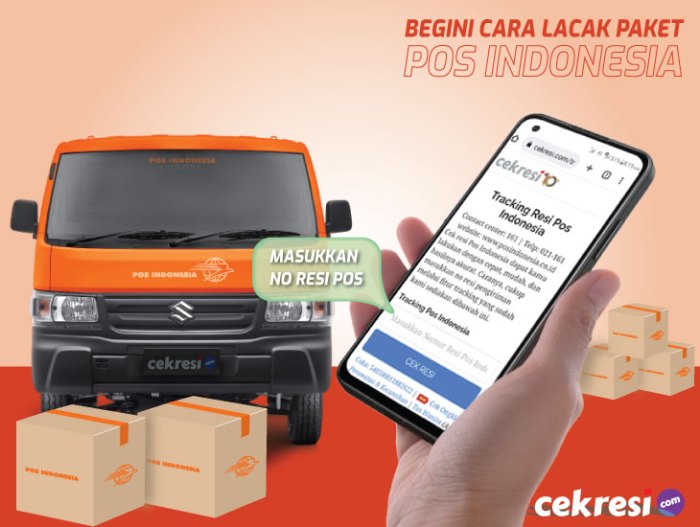 Cara melacak paket Pos Indonesia yang sudah lama