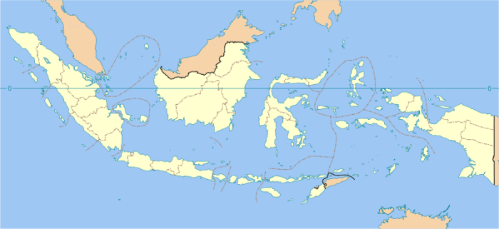 Gambar peta Indonesia lengkap dengan nama provinsi