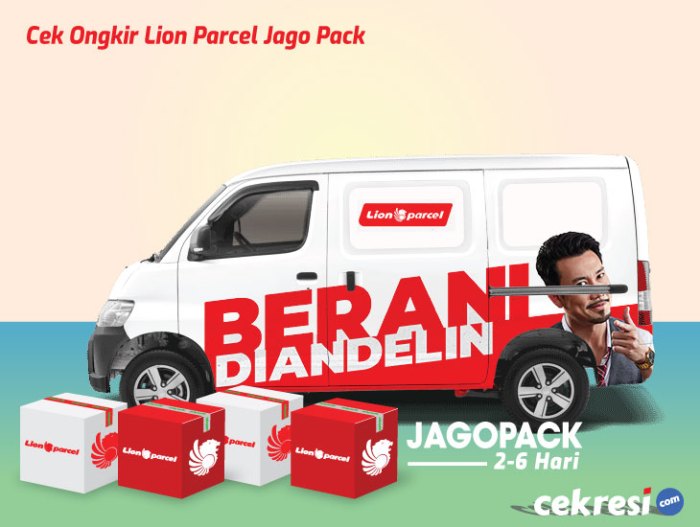 Cek ongkir Lion Parcel untuk paket besar dan berat