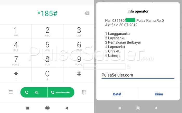 Nomor indosat cek dial kode sikatabis sendiri ooredoo