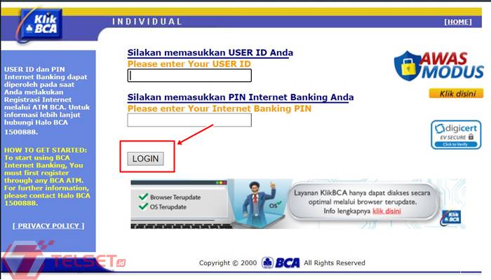 Top up OVO melalui mesin ATM BCA