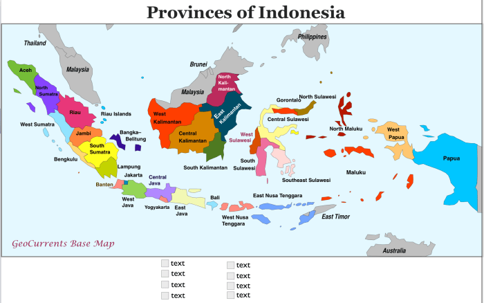 Gambar peta Indonesia lengkap dengan nama provinsi