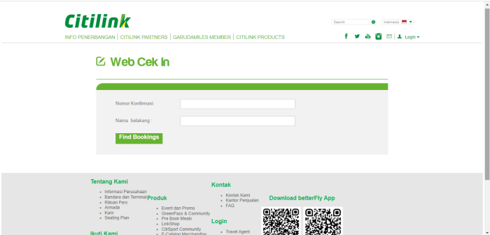 Keuntungan check in Citilink online lebih awal