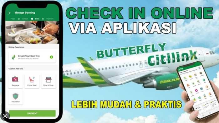 Cara check in Citilink online lewat website resmi