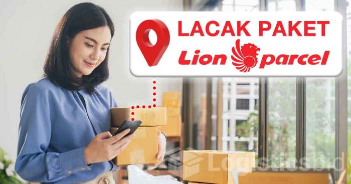 Cek ongkir Lion Parcel antar pulau