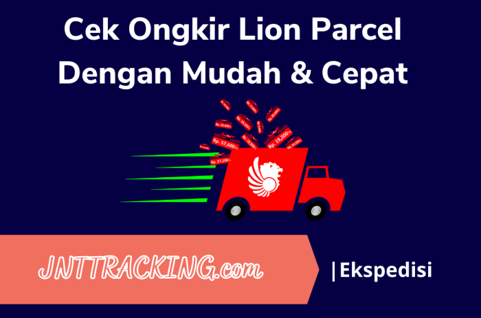 Cek ongkir Lion Parcel dari Jakarta ke Surabaya hari ini