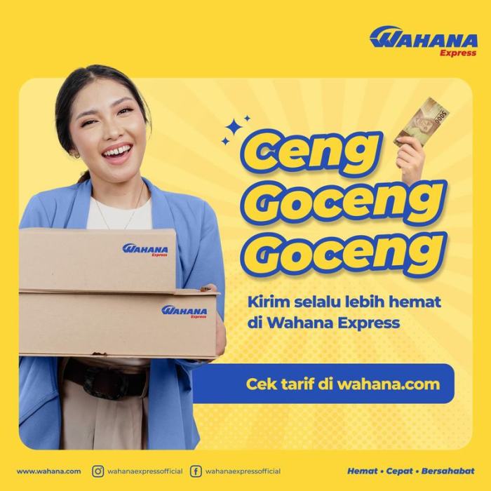 Informasi detail pengiriman paket Wahana