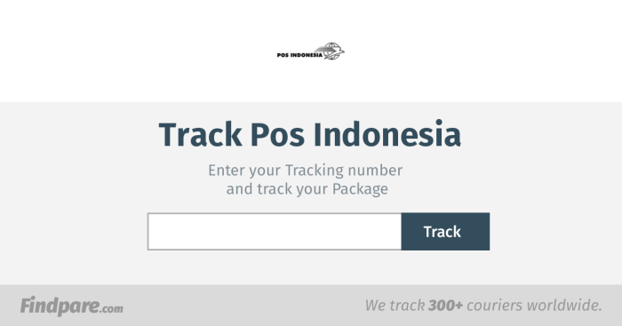 Lacak Paket Pos Indonesia Melalui Website Resmi