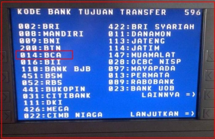 Bca kartu debit kode tabungan tahapan dan lainnya daftar diketahui harus qoala sumber sekaligus angka uang