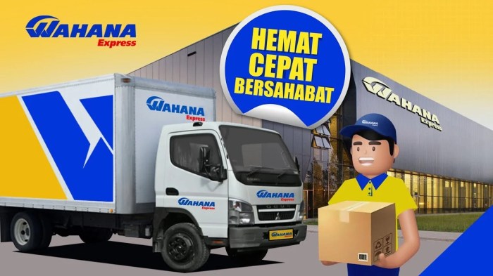 Informasi detail pengiriman paket Wahana