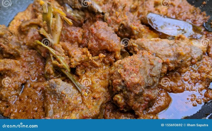 Variasi resep rendang dan daerah asalnya